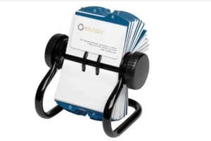 Rolodex Rotary Business Card File, 400 Card Capacity, Black (67236) - Picture 1 of 7