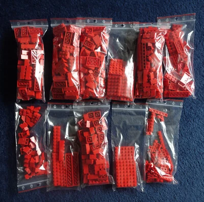 LEGO - RED BRICKS LOT 80IES 90IES TOYS MASK TRANSFORMERS STARCOM PLAYMOBIL - Bild 1 von 2