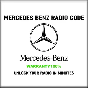 MERCEDES RADIO CODE UNLOCK STEREO AUDIO 10 CD AL2199 ALPINE BECKER 5 PIN SERVICE - Bild 1 von 3