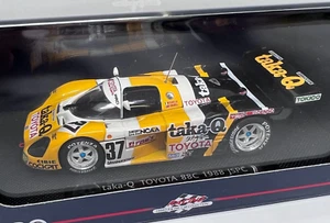 1/43 EBBRO Taka-Q Tom's 88C #37 JSPC 1988 White / Yellow / Black #684 (e41) - Picture 1 of 6