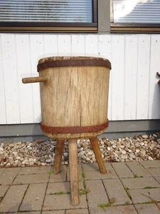 URALT HACKSTOCK HOLZSTOCK BAUERNHOF - Bild 1 von 3