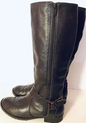 Botas de Montar KENNETH COLE REACTION Skinny Love Marrón Altas 8 M Usadas en Excelente Condición! Foto 1 de 4