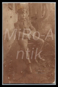Foto, WK1, Soldat oder Polizist, Aufnahme in Berlin, 1916; L207L - Bild 1 von 2
