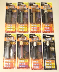 Pez Star Wars Third Series Set of 7 MOC US plus Rare Walmart GID Palpatine Rare! - Picture 1 of 7