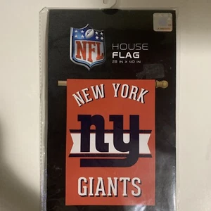 New York Giants Hausflagge NFL Retro 28" x 40" Tailgating Banner rot weiß blau - Bild 1 von 11