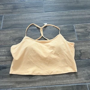 Calia Low Support Cami Crop Top Sports Bra Orange Size XL - Picture 1 of 6