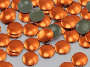 6mm Copper Round Hotfix Studs - 100 PCS - Picture 1 of 2