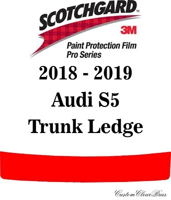 Sujetador transparente 3M Scotchgard película de protección de pintura serie Pro 2018 2019 Audi S5 Foto 1 de 3