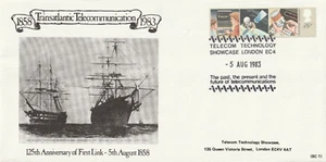 5/8/1983 UK GB Event Cover - Transatlantic Telecommunication 125th Anniversary - Picture 1 of 2