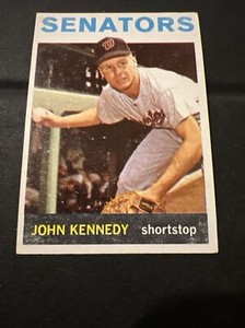 1964 Topps Baseball Card #203 - John Kennedy!!