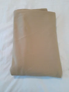 2+ Yards Tan Polyester Fabric Medium Weight Pre-Owned Unused - Picture 1 of 1