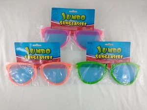 Jumbo Sunglasses Variety Pack Party Favors Goodie Bags Just Fun One Dozen (12) - Picture 1 of 6