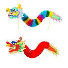 Chinese Paper Dragon Pick, Traditional Chinese New Year Paper Dragon Decoration