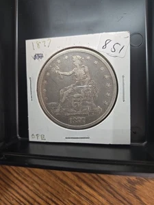 1877 Trade Dollar Looks XF - Bild 1 von 2
