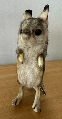HANSA Jerboa Plush BH7497 Jumping Mouse Toy 19cm Stuffed Animal Realistic Japan - Image 1 of 4