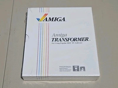 VINTAGE Amiga Transformer IBM PC Software Amiga 1986 5.25" Floppy Disk SEALED - Image 1 of 4