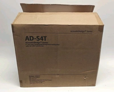 QSC AD-S4T-WHT – Two Way Surface Mount Loudspeaker White Pair - Image 1 of 3