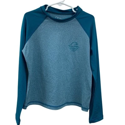 New Art Class Kids Small (6/7) Long Sleeve UPF 50+ PolySpandex Swim Shirt  - Image 1 of 3