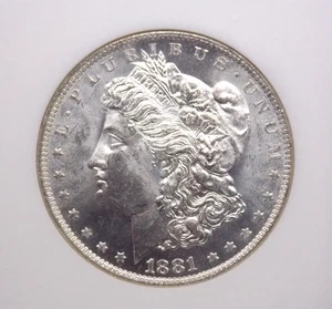 1881 "O" Morgan SILVER Dollar $1 NGC MS63 #067 Unc BU Uncirculated ECC&C, Inc. - Picture 1 of 5