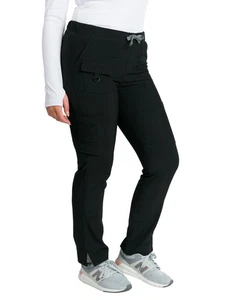 Pantalones Médicos Medgear Mujer Elásticos, Estilo Utilitario con 7 Bolsillos y Lazo - Imagen 1 de 3