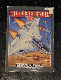 After Burner III 3 Sega CD CIB Complete In Box w Reg Card Excellent Cond RARE