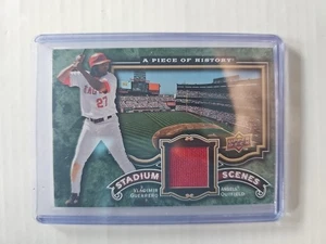 2009 Upper Deck A Piece of History - Stadium Scenes Vlad Guerrero #SS-VG Jersey  - Bild 1 von 2