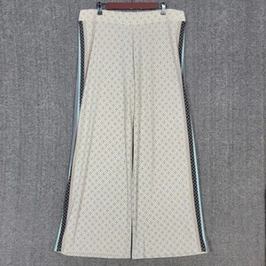 Cato Palazzo Pants Womens 18/20W Tan Elastic Waist Pull On Wide Leg Casual Boho - Picture 1 of 12