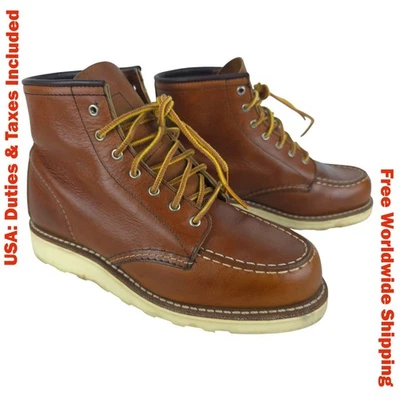 Botas con cordones Red Wing Moc Toe 3375 para mujer de cuero marrón talla UK 4 / US 6.5 B Foto 1 de 4