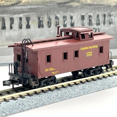 Micro-Trains N Scale 50011 Union Pacific Wood Sheathed Cupola Caboose OWR&N 3530 - Image 1 of 4