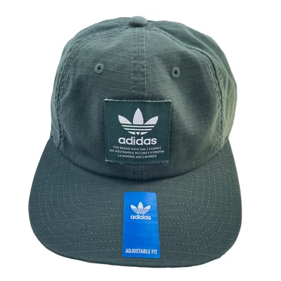Adidas Originals удобный регулируемый крой зеленый шляпа крышка регулируемый ремень сзади - Изображение 1 из 3