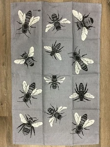 Sketch Bees Cotton Kitchen Tea Towel – Nature Design - Picture 1 of 4