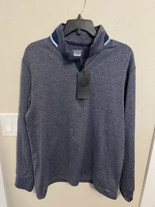 Pullover Motion Timber Edge para hombre con cremallera 1/4 en sombra nocturna talla mediana nuevo con etiquetas - azul - Imagen 1 de 8