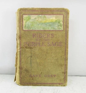 Riders of the Purple Sage by Zane Grey (1912) - Very Worn Condition - Foto 1 di 7