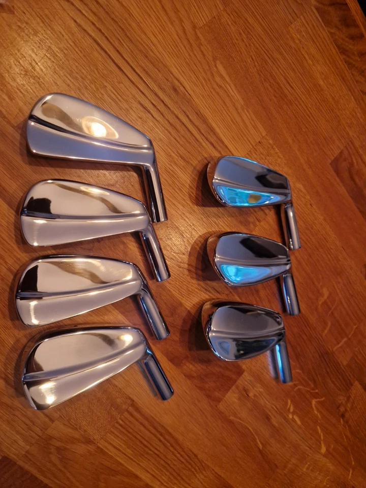 Forged 1020 s golf blade mens iron heads in chrome finish 4-pw BRAND NEW - Image 1 of 4