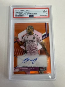 2023 Topps Finest MLS - Auto DeAndre Yedlin #A-DY Orange Refractor 21/25 (AU) - Picture 1 of 3