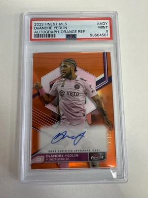 2023 Topps Finest MLS - Auto DeAndre Yedlin #A-DY Orange Refractor 21/25 (AU) - Image 1 of 3