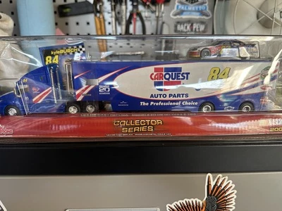 RARE 2004 NASCAR 1:64 Kyle Busch #84 CarQuest  Car Hauler Collectible  - Image 1 of 4
