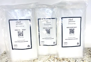 30x Chef Konserve Wiederverwendbare Vakuumversiegelung Beutel BPA-frei Lebensmittellagerung Posten 30! - Bild 1 von 8