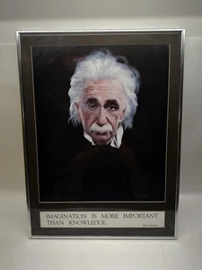 FRANK SZASZ Gemälde Limited Edition ALBERT EINSTEIN Druck Glas gerahmt  - Bild 1 von 4