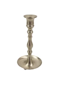 Vintage Silver Plated Candle Holder Made in Portugal 7.5 inches Tall - Picture 1 of 7