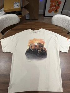 George Bush Kissing Dick Cheney By Alex Ross Graphitti T-Shirt Size XL 2006 Rare - Picture 1 of 5