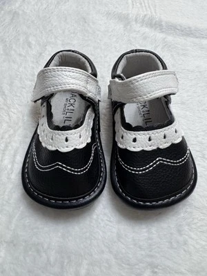 Sillín Jack and Lily My Shoes Blanco y Negro Mary Jane’s Niño Pequeño Talla 3C Nuevo Foto 1 de 4