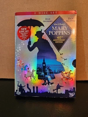 Disney's Mary Poppins 40th anniversary 2004, remastered 1964 movie UNOPENED2disc - Image 1 of 4