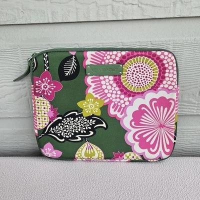 Vera Bradley Neoprene Ipad Laptop Tablet Sleeve Cover Olivia Pink 10 1/4 x 8 in - Image 1 of 4