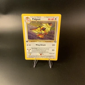 Pidgeot Jungle 1st Edition Holo Rare 8/64 Lightly Played Vintage Pokémon Card - Picture 1 of 19