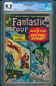 Fantastic Four #23 CGC 9.2 1964 Doctor Doom Only 19 Higher - Picture 1 of 1