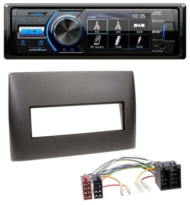 JVC Bluetooth MP3 USB DAB Autoradio für Fiat Stilo (192, 2001-2008) - Bild 1 von 4