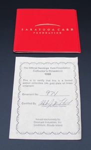 1998 Collector's Ornament The Batcheller Mansion ~ Saratoga Springs, NY - Picture 1 of 4