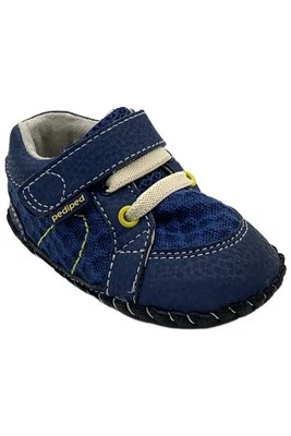 Zapatillas Dani Pediped para niño pequeño azul/lima Foto 1 de 3
