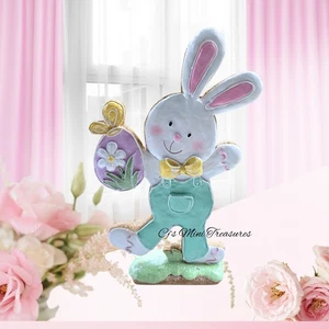 Spring Gatherings Easter Gingerbread Faux Sugar Cookie Bunny Rabbit Figurine - Picture 1 of 4
